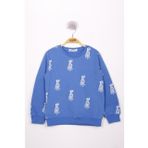 Toontoy Erkek Çocuk Köpek Baskılı Sweatshirt