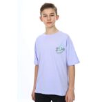 Toontoy Erkek Çocuk La Baskılı Tişört Mavi 6-7 YAŞ