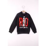 Toontoy Erkek Çocuk La Casa Baskılı Sweatshirt - 6 Yaş - Siyah