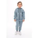 Toontoy Erkek Çocuk Nakışlı Eşofman Takım Açık Mavi 2 YAŞ