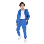 Toontoy Erkek Çocuk Nakışlı Eşofman Takım Saks 8-9 YAŞ