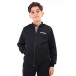 Toontoy Erkek Çocuk Nakışlı Hırka Siyah 12-13 YAŞ