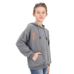 Toontoy Erkek Çocuk Nakışlı Sweatshirt Antrasit Melanj 6-7 YAŞ