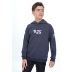 Toontoy Erkek Çocuk Nakışlı Sweatshirt Füme 12-13 YAŞ