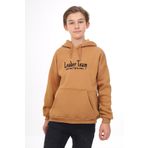 Toontoy Erkek Çocuk Nakışlı Sweatshirt Kahverengi 6-7 YAŞ