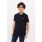 Toontoy Erkek Çocuk Nakışlı Tişört Lacivert 10-11 YAŞ