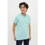 Toontoy Erkek Çocuk Nakışlı Tişört Mint Yeşili 13-14 YAŞ