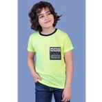 Toontoy Erkek Çocuk Neon Renkli Baskılı Tişört