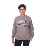 TOONTOY Erkek Çocuk New Strıve Baskılı Sweatshirt, 10-11 Yaş, 24765, Acı Kahve, erkek-çocuk