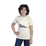 Toontoy Erkek Çocuk No Racısm Black Baskılı Tişört Sarı 8 YAŞ