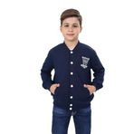 Toontoy Erkek Çocuk Okul Nakışlı Hırka Lacivert 8-9 YAŞ
