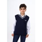 Toontoy Erkek Çocuk Okul Nakışlı Süveter Lacivert 8-9 YAŞ