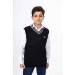 Toontoy Erkek Çocuk Okul Nakışlı Süveter Siyah 13-14 YAŞ