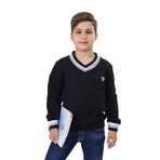 Toontoy Erkek Çocuk Okul Nakışlı Sweatshirt Siyah 10-11 YAŞ