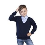 TOONTOY Erkek Çocuk Okul Sweatshirt, 8-9 Yaş, 13863-, Lacivert, erkek-çocuk