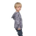 TOONTOY Erkek Çocuk Oyun Baskılı Sweatshirt, 5 Yaş, 24789, Koyu Gri, erkek-çocuk