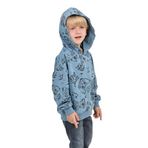 TOONTOY Erkek Çocuk Oyun Baskılı Sweatshirt, 5 Yaş, 24789, Mavi, erkek-çocuk