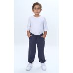 Toontoy Erkek Çocuk Paça Lastikli Eşofman Alt - 2 Yaş - Füme