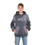 TOONTOY Erkek Çocuk Pistole Baskılı Sweatshirt, 13-14 Yaş, 24858, Füme, erkek-çocuk