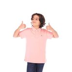 TOONTOY Erkek Çocuk Polo Yaka Tişört 6 Yaş, 6 Yaş, 12979-, Somon, Erkek Çocuk