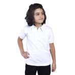 Toontoy Erkek Çocuk Polo Yaka Tişört Beyaz 8-9 YAŞ