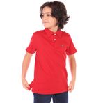 Toontoy Erkek Çocuk Polo Yaka Tişört Kırmızı 4 YAŞ