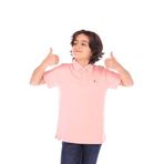 Toontoy Erkek Çocuk Polo Yaka Tişört Somon 6 YAŞ