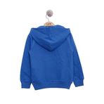 TOONTOY Erkek Çocuk Pullu U.S.A Bayraklı Nakışlı Sweatshirt, 4 Yaş, 13400-, Saks, erkek-çocuk