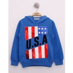 Toontoy Erkek Çocuk Pullu U.s.a Bayraklı Nakışlı Sweatshirt