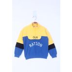 Toontoy Erkek Çocuk Ration Baskılı Sweatshirt Saks 2 YAŞ