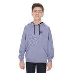 TOONTOY Erkek Çocuk Relax Fit Kapüşonlu Cepli Baskılı Sweatshirt, 13-14 Yaş, 24454, Koyu Gri, erkek-çocuk