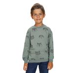 TOONTOY Erkek Çocuk Relax Fit Kapüşonlu Cepli Hafif Düşük Omuz Nakışlı Sweatshirt, 2 YAŞ, 24555, Yeşil, erkek-çocuk
