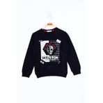 Toontoy Erkek Çocuk Skeleton Baskılı Sweatshirt