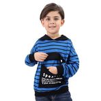 Toontoy Erkek Çocuk Speaker Baskılı Sweatshirt Saks 4 YAŞ