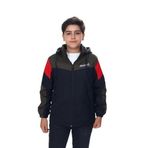 TOONTOY Erkek Çocuk Sport Baskılı Yağmurluk, 13-14 Yaş, 14107-, Siyah, Erkek Çocuklar