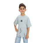 Toontoy Erkek Çocuk Sport Yazılı Fırça Baskılı Tişört Yeşil 7 YAŞ