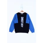 Toontoy Erkek Çocuk Sweet Boy Baskılı Sweatshirt - 1 Yaş - Siyah