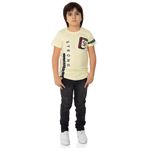 Toontoy Erkek Çocuk T-Shirt Strong Baskılı Sarı 8 YAŞ