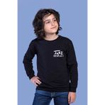 Toontoy Erkek Çocuk Tazz Baskılı Sweatshirt Siyah 5 YAŞ