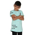 Toontoy Erkek Çocuk Tiger Nakışlı Tişört Mint Yeşili 6 YAŞ