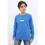 Toontoy Erkek Çocuk Tişört Saks 13-14 YAŞ