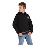 TOONTOY Erkek Çocuk Tnty Nakışlı Sweatshirt, Siyah, 6-7 Yaş