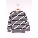 Toontoy Erkek Çocuk Toontoy Şeritli Sweatshirt