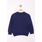 TOONTOY Erkek Çocuk Uçak Baskılı Sweatshirt Antrasit Melanj, 7 Yaş, 13442-, Antrasit Melanj, erkek-çocuk