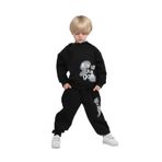 Toontoy Erkek Çocuk Yaka Fermuarlı Eşofman Takım - Siyah - 5 Yaş
