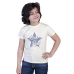 Toontoy Erkek Çocuk Yıldız Baskılı Tişört Sarı 6 YAŞ