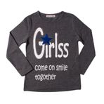 Toontoy Girls Taşlı Pullu Nakışlı Kız Çocuk Sweatshirt