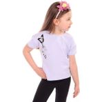 Toontoy Kids Kız Bebek Varaklı Kelebek Baskılı Tişört10 - 4 Yaş - Mavi