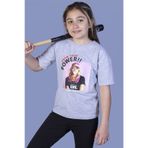Toontoy Kids Kız Çocuk Power Baskılı T-shirt