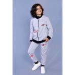 Toontoy Kids Toontoy Erkek Çocuk Baskılı Iki Yanı Cepli Eşofman Takımı - Gri Melanj - 12 - 13 Yaş
